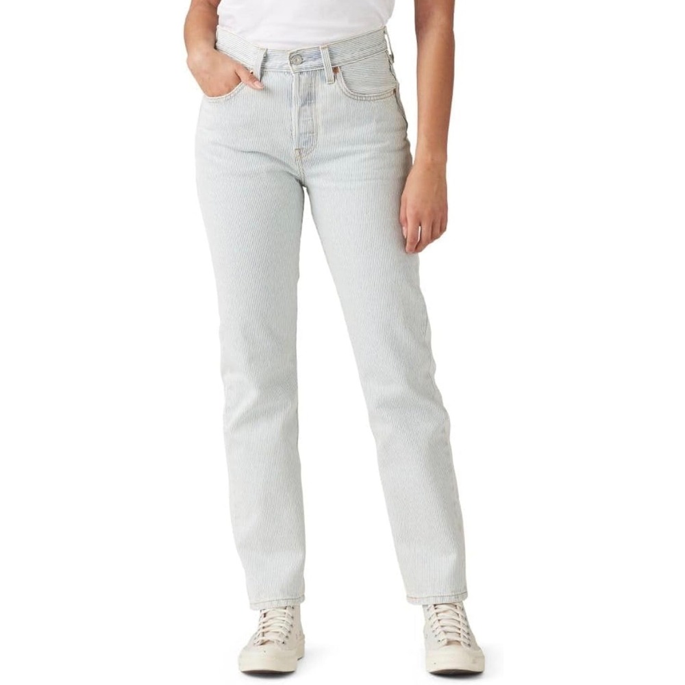 NWOT Levi's 501 Original Fit Jeans Fractal Line High Rise Straight Leg 32 x 30